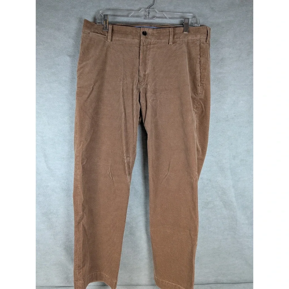 Polo Ralph Lauren Mens Corduroy Pants Size 34x32 Classic Fit Tan